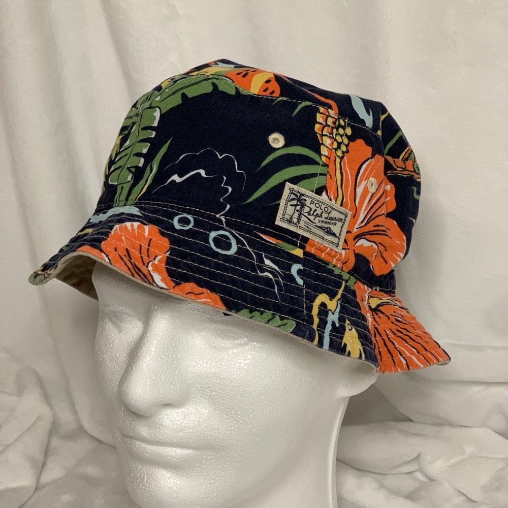NWOT Vintage Reversible Polo Ralph Lauren Bucket